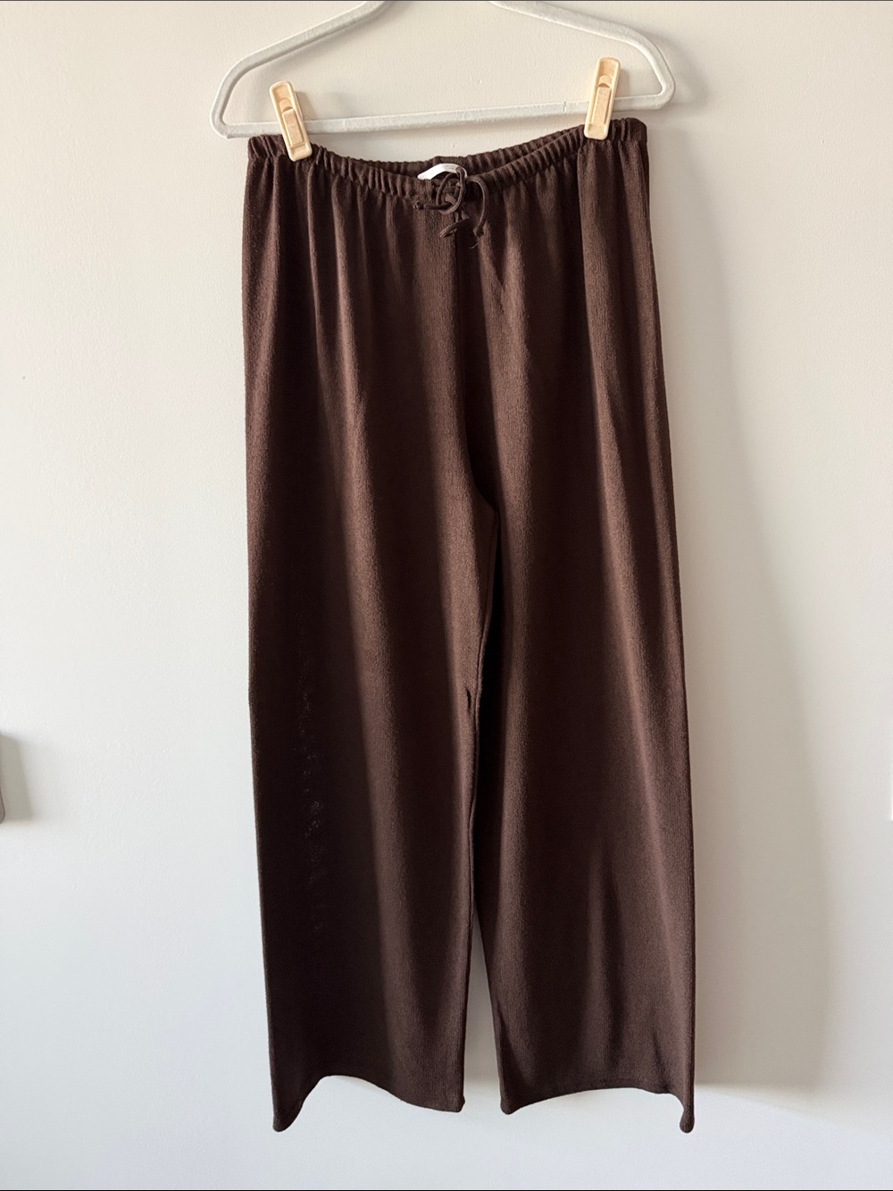 Zara Dark Brown Drawstring Lounge pants